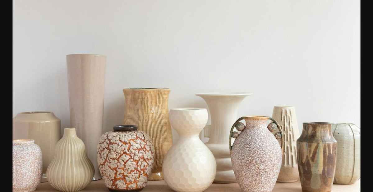 Keramikvasen-Set – Natural Mix